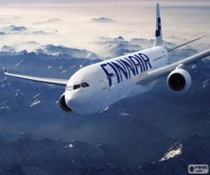 Puzzle de Finnair, aerolínea de Finlandia
