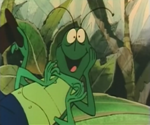 Puzzle de Flip, es un saltamontes y fiel protector de Maya.