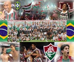 Puzzle de Fluminense Football Club Campeón del Campeonato Brasileño 2010