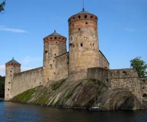 Puzzle de Fortaleza de Olavinlinna, Finlandia