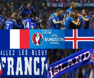 Puzzle de FR-IS, cuartos de final Euro 2016