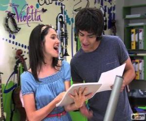 Puzzle de Francesca y Marco, cantando