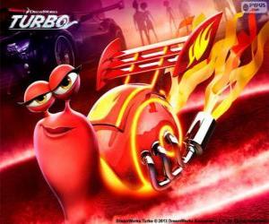 Puzzle de Fuego, la caracol de carreras