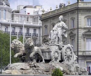 Puzzle de Fuente de Cibeles, Madrid, España