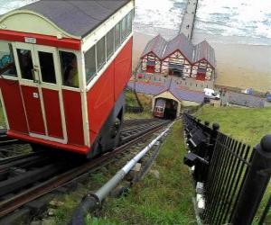Puzzle de Funicular, es utilizado para salvar grandes pendientes