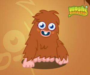 Puzzle de Furi. Moshi Monsters. Un pequeño troll peludo