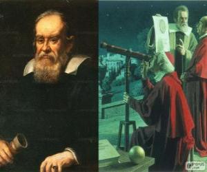 Puzzle de Galileo Galilei (1564 - 1642) fue un astrónomo, filósofo, matemático y físico italiano