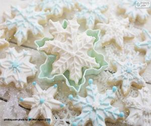 Puzzle de Galletas copo de nieve