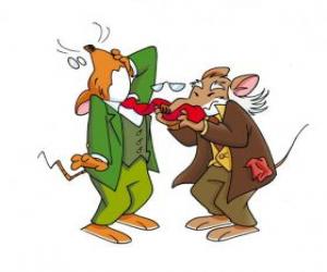 Puzzle de Geronimo Stilton con su padre