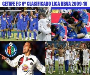 Puzzle de Getafe F.C 6º Clasificado Liga BBVA 2009-2010