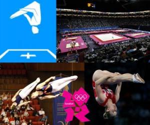 Puzzle de Gimnasia trampolín - Londres 2012 -