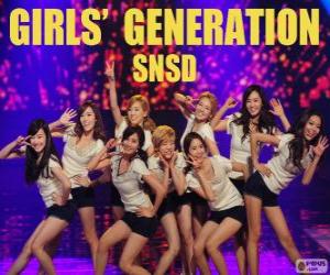 Puzzle de Girls’ Generation, SNSD, es un grupo surcoreano de pop