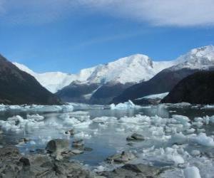 Puzzle de Glaciar Onelli, Argentina