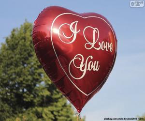 Puzzle de Globo del amor