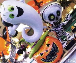 Puzzle de Globos de Halloween