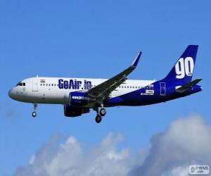 Puzzle de GoAir una aerolínea bajo coste India