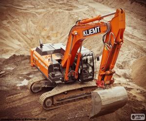 Puzzle de Gran excavadora oruga