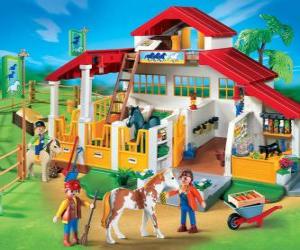 Puzzle de Granja Playmobil