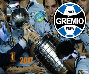 Puzzle de Gremio, campeón Libertadores 2017