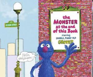 Puzzle de Grover saludando