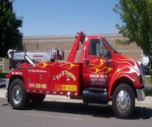 Puzzle de Grúa remolque de asisténcia en carretera