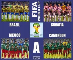 Puzzle de Grupo A, Brasil 2014