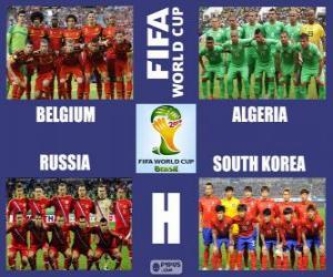 Puzzle de Grupo H, Brasil 2014