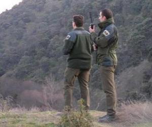 Puzzle de Guardas forestales