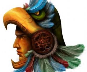 Puzzle de Guerrero azteca