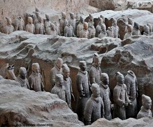 Puzzle de Guerreros de terracota, China