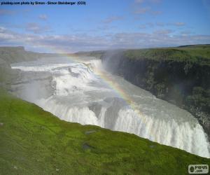 Puzzle de Gullfoss, Islandia