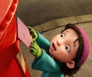 Puzzle de Gwen, la niña a la que Arthur debe entregar el regalo de Navidad