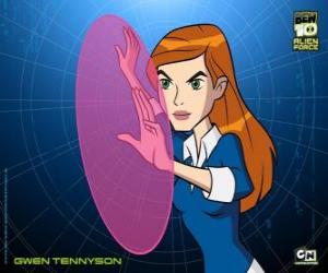 Puzzle de Gwen la prima de Ben 10