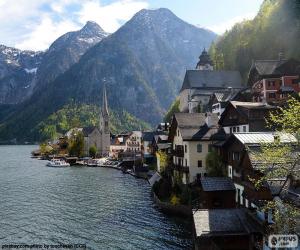 Puzzle de Hallstatt, Austria
