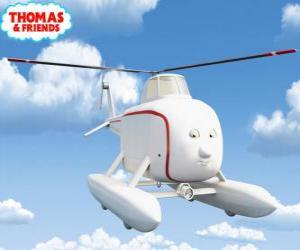 Puzzle de Harol es un helicóptero con buen corazón