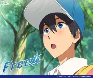 Puzzle de Haruka Nanase, un muchacho al que siempre le ha gustado sumergirse en el agua y nadar