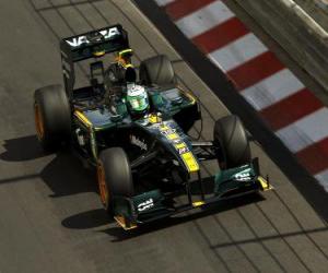 Puzzle de Heikki Kovalainen - Lotus - Monte-Carlo 2010