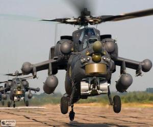 Puzzle de Helicóptero militar