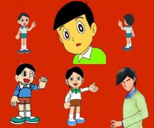 Puzzle de Hidetoshi Dekisugi, compañero de clase de Nobita