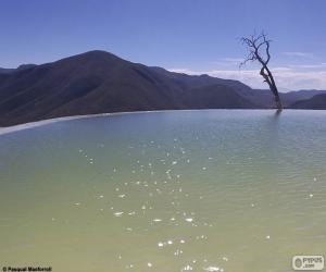 Puzzle de Hierve el Agua, México