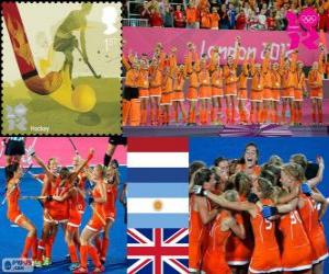 Puzzle de Hockey hierba femeni LDN12