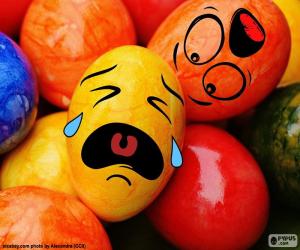 Puzzle de Huevos de Pascua Smiley