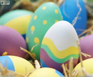 Puzzle de Huevos pintados