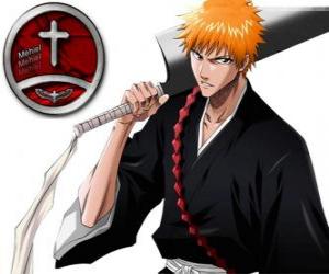 Puzzle de Ichigo Kurosaki es el protagonista principal de Bleach