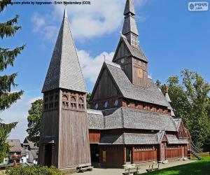 Puzzle de Iglesia de madera, Alemania