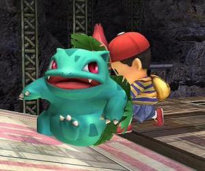 Puzzle de Ivysaur - Pokémon tipo Planta Veneno