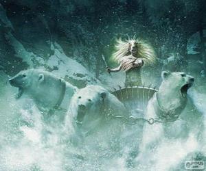 Puzzle de Jadis en su carruaje