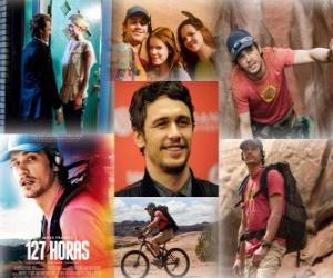 Puzzle de James Franco nominado a los Oscars 2011 como mejor actor por 127 horas