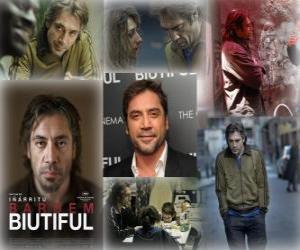 Puzzle de Javier Bardem nominado a los Oscars 2011 como mejor actor por Biutiful