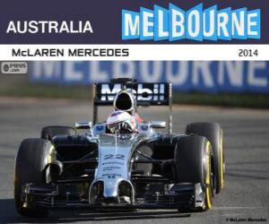 Puzzle de Jenson Button - McLaren - Gran Premio de Australia 2014, 3er Clasificado